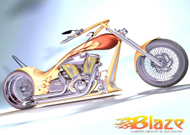 Обои картинки фото мотоциклы, 3d