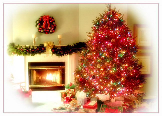 Обои картинки фото праздничные, Ёлки