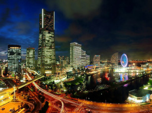 Картинка города йокогама Япония