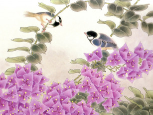 Картинка рисованные животные птицы