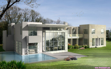 Картинка 3д графика architecture архитектура