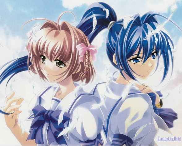 Обои картинки фото аниме, kimiga, nozomu, eien