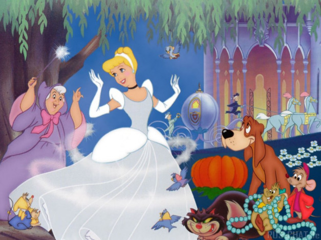 Обои картинки фото мультфильмы, cinderella