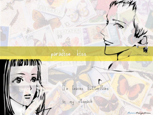 Картинка feeling of butterflies аниме paradise kiss