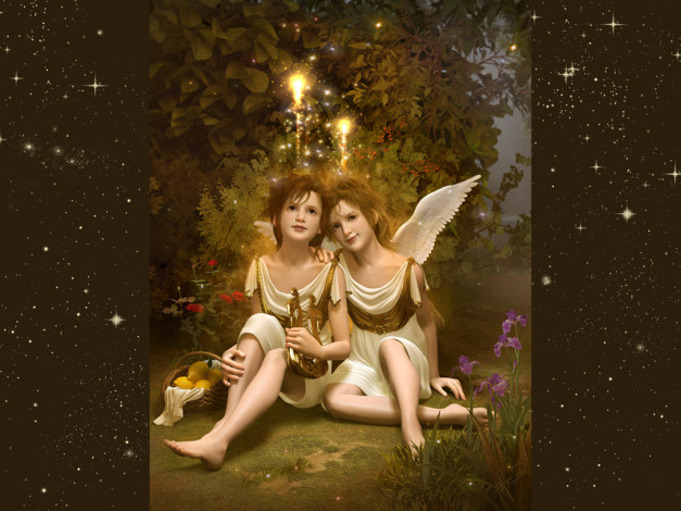 Обои картинки фото фэнтези, ангелы