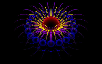 Картинка 3д графика fractal фракталы