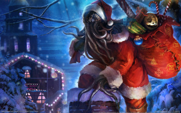 Картинка happy holidays from funcom видео игры