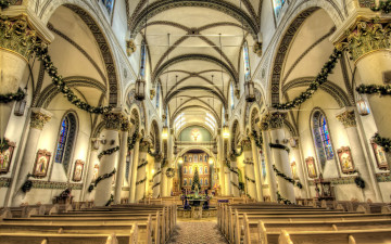 Картинка интерьер убранство роспись храма