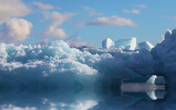 Картинка природа айсберги ледники