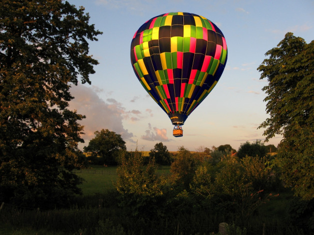 Обои картинки фото авиация, воздушные, шары