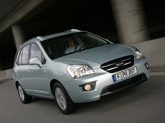 Обои картинки фото автомобили, kia, carens