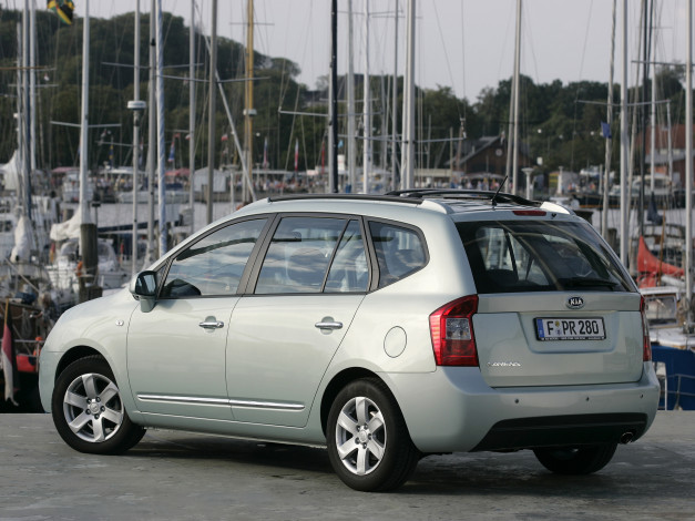 Обои картинки фото автомобили, kia, carens