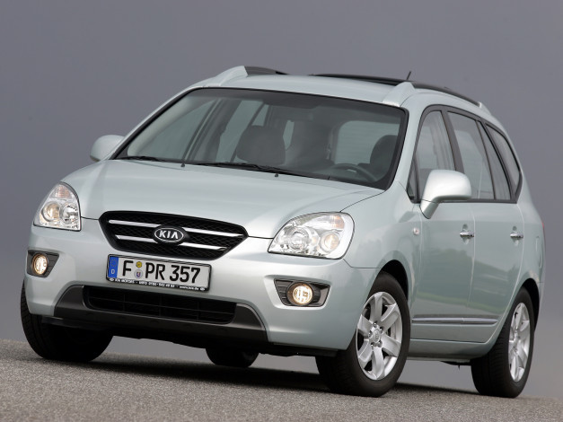 Обои картинки фото автомобили, kia, carens