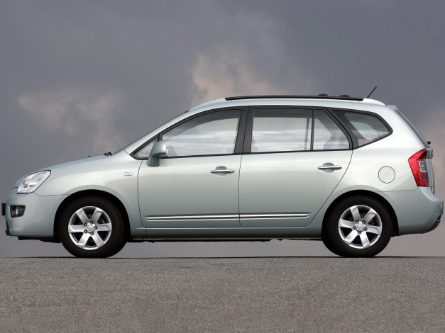 Обои картинки фото автомобили, kia, carens