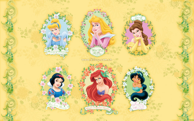 Обои картинки фото мультфильмы, disney`s, princess