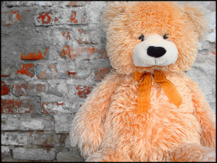 Картинка разное игрушки стена бант медвежонок