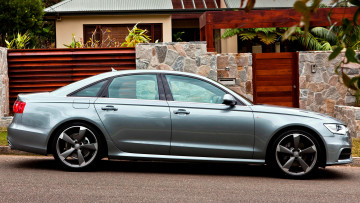 Картинка audi a6 автомобили стиль автомобиль скорость мощь