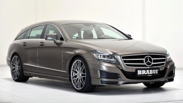 обоя mercedes, cls, автомобили, brabus, скорость, автомобиль, стиль, мощь