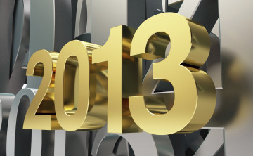 Картинка праздничные 3д графика новый год цифры