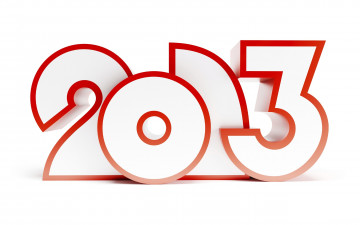 Картинка праздничные 3д графика новый год цифры