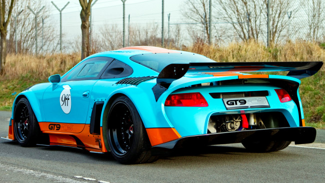 Обои картинки фото porsche, 9ff, автомобили, мощь, стиль, автомобиль, скорость