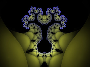 Картинка 3д+графика fractal+ фракталы фон узор цвета