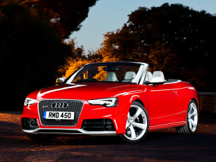 обоя автомобили, audi, rs5, red