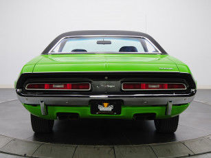 Картинка автомобили dodge green challenger