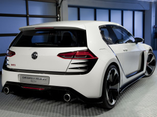 Картинка автомобили volkswagen gti white tuning golf vw