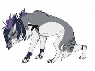 Картинка рисованные животные +сказочные +мифические собака