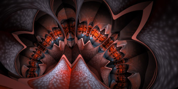 Картинка 3д+графика fractal+ фракталы цвета фон узор