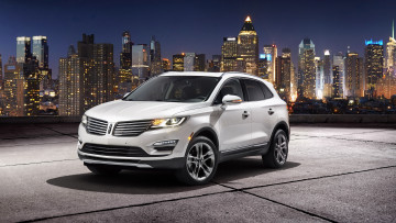 обоя 2015 lincoln mkc, автомобили, lincoln, белый, mkc, город, ночь, огни