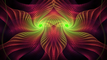 Картинка 3д+графика fractal+ фракталы фон цвета узор