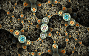 Картинка 3д+графика fractal+ фракталы цвета фон узор