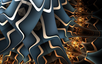 Картинка 3д+графика fractal+ фракталы узор цвета фон