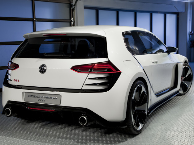 Обои картинки фото автомобили, volkswagen, gti, white, tuning, golf, vw