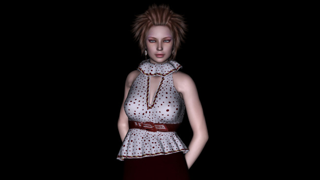 Обои картинки фото 3д графика, people , люди, взгляд, девушка