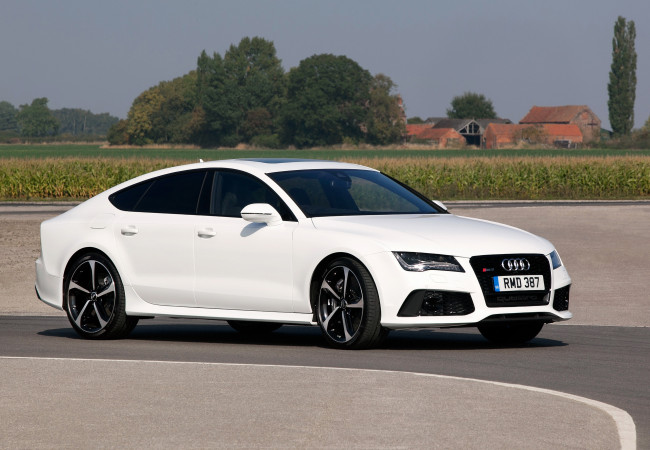 Обои картинки фото 2013 audi rs7, автомобили, audi, rs7, белый