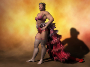 Картинка 3д+графика люди+ people фон взгляд девушка