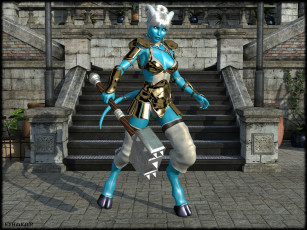 Картинка 3д+графика существа+ creatures халк оружие фон взгляд