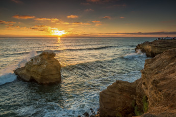 Картинка природа восходы закаты океан заря