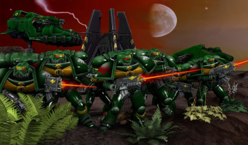 Картинка 3д+графика существа+ creatures киборги растение