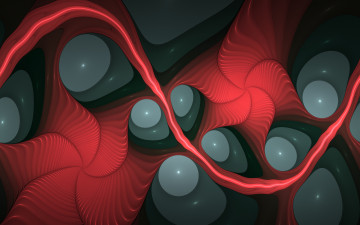 Картинка 3д+графика фракталы+ fractal цвета фон узор