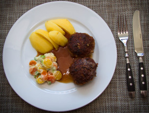 Картинка еда вторые+блюда котлеты гарнир