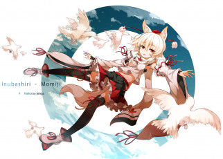 Картинка аниме touhou hide448 inubashiri momiji