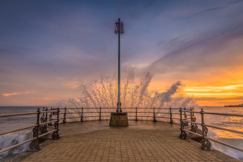 Картинка природа побережье прибой набережная