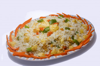 Картинка еда вторые+блюда овощи мясо рис