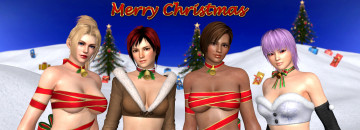 Картинка 3д+графика праздники+ holidays фон взгляд девушки