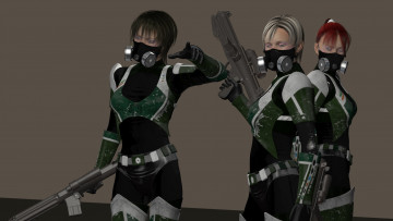 Картинка 3д+графика фантазия+ fantasy оружие фон взгляд девушки