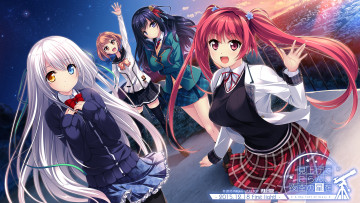 Картинка аниме unknown +другое amanogawa орихиме сиратори свитер yashima такахиро kusakabe корона motoi ayumu колготки pulltop гетерохромия сая